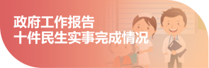 政府工作報告民生實事完成情況