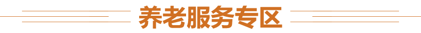 養(yǎng)老服務(wù)專區(qū)